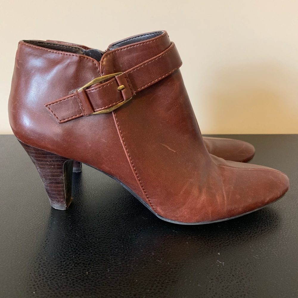 Brown ankle boots